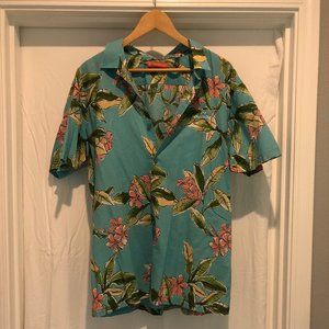 Tori Richard Aloha Print Short Sleeve Polo